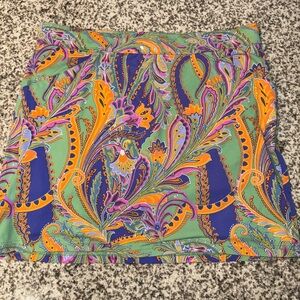 Ralph Lauren Green Paisley Skirt